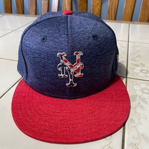 NY Mets american flag edition hat